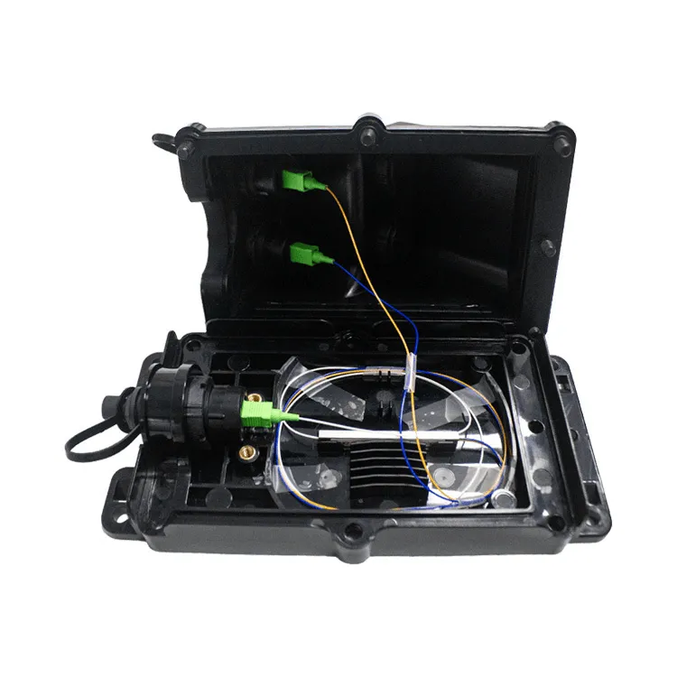 2 端口 MST 终端盒（含 1×2 PLC 分光器） 图2